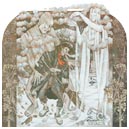 January by Margaret Jones. A fine art limited edition of one of the paintings, 'The Months of the Year, an Allegory in Watercolour' by Margaret Jones.